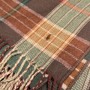Made in Japan Ralph Lauren Wool Plaid Throw Blanket